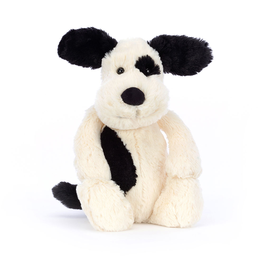 Bashful Black & Cream Puppy Original, Main View