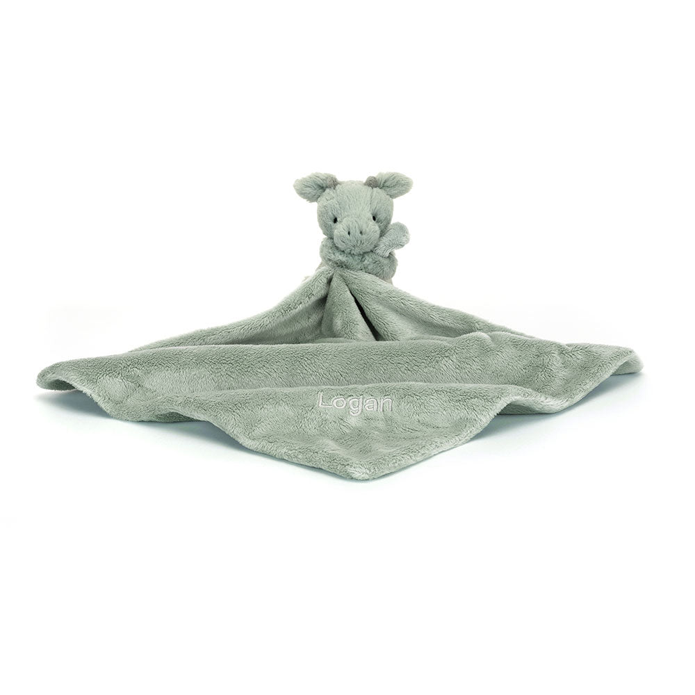 Personalised Bashful Dragon Soother, Main View