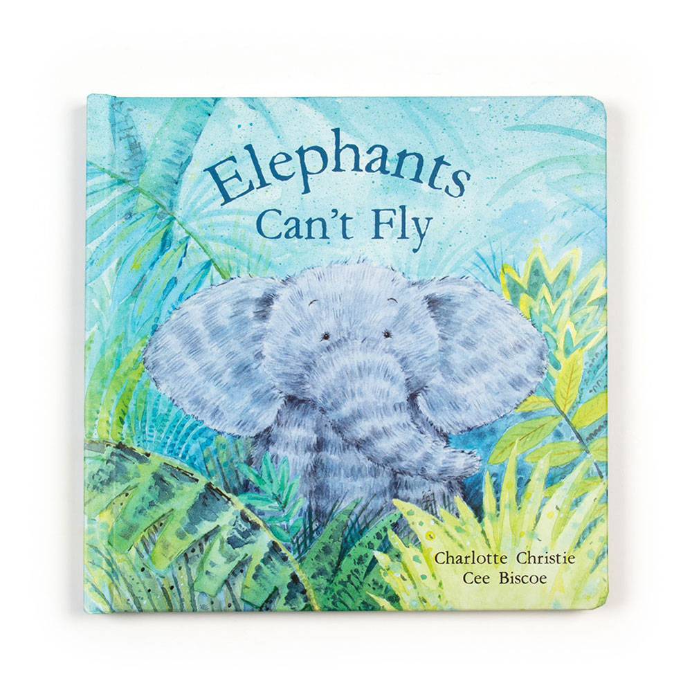 Elephants Can't Fly Book & Fuddlewuddle Elephant Medium